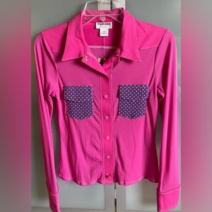 Foxers pink Shorts sexy pijama set . Set includes  top size M and shorts size S